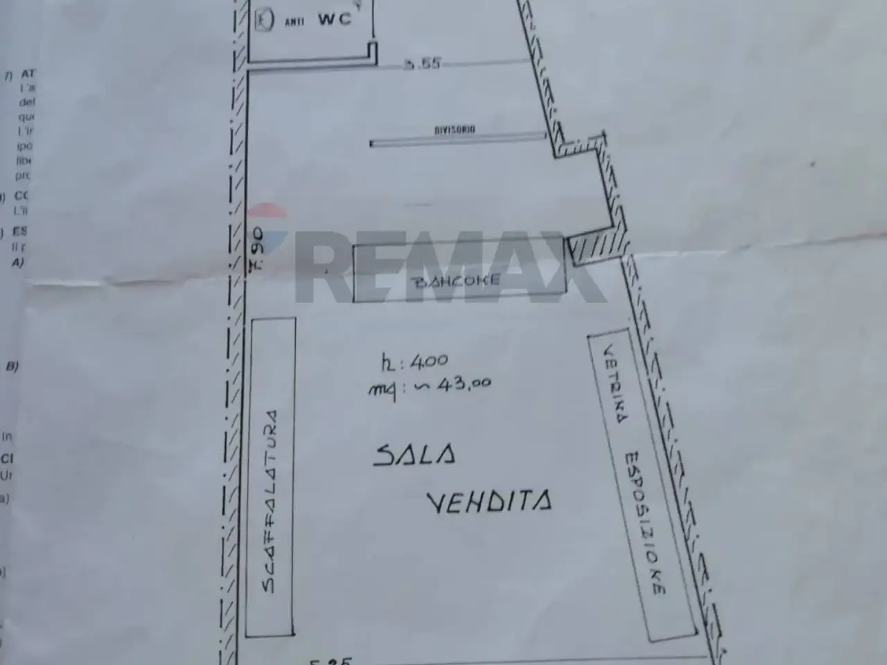 Negozio in Via Roma 67, Camporotondo Etneo, {3} - Planimetria 1