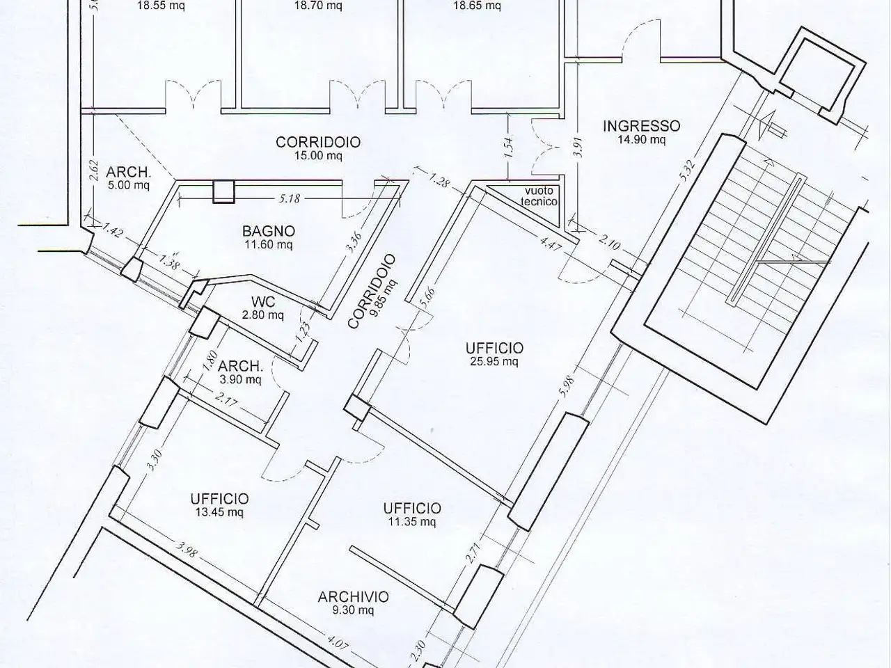 Ufficio in Largo Magna Grecia, Roma, {3} - Planimetria 1