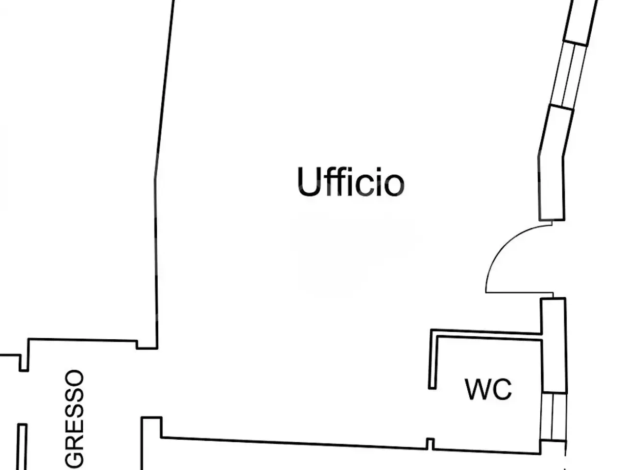 Ufficio in Rovigo  - Via Caffaratti  00, Rovigo, {3} - Planimetria 1