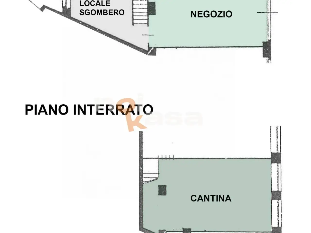 Negozio in Via Marsala 9b, Busto Arsizio, {3} - Planimetria 1