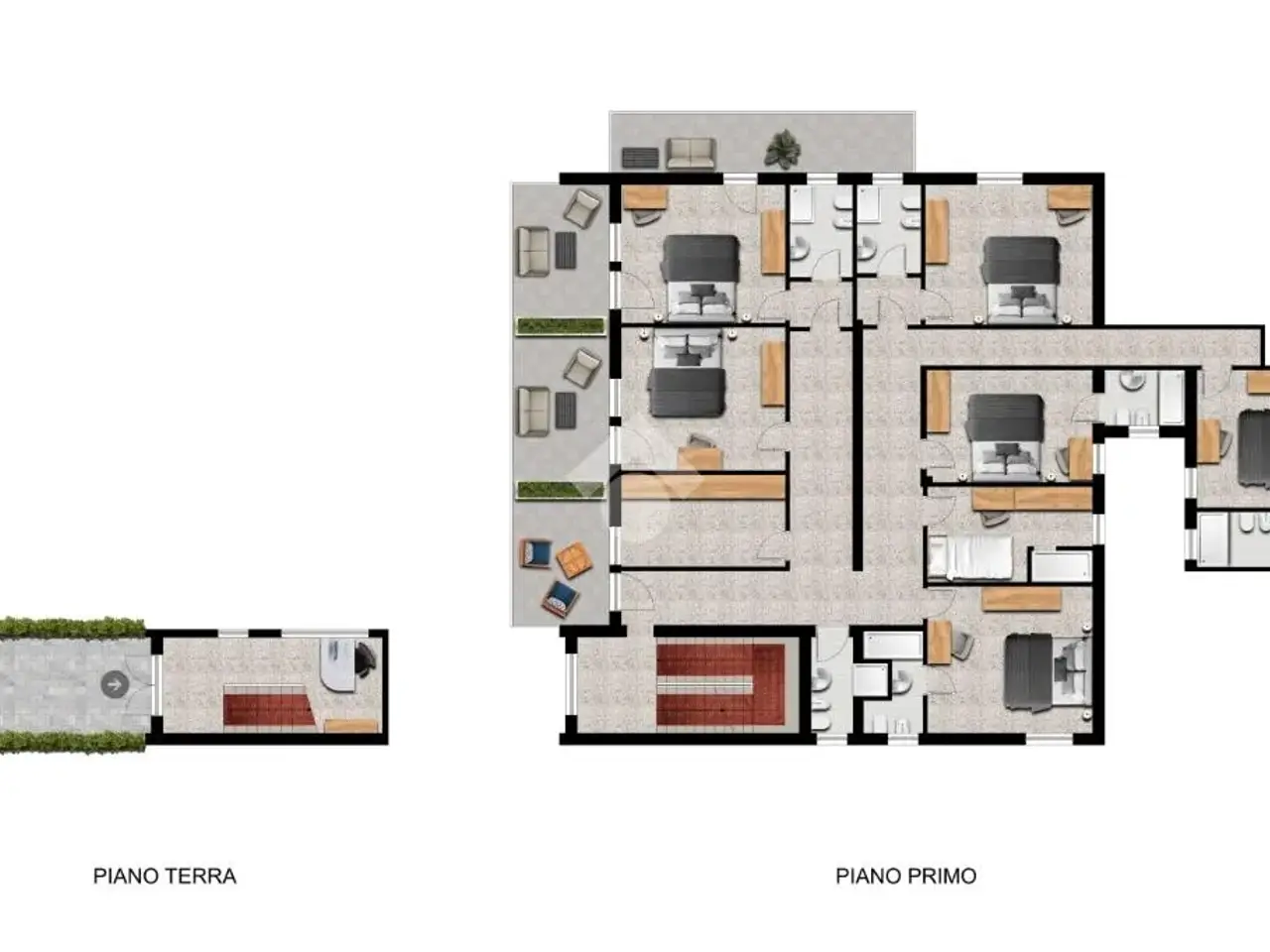 Albergo in Via di Renazzo 48, Cento, {3} - Planimetria 1