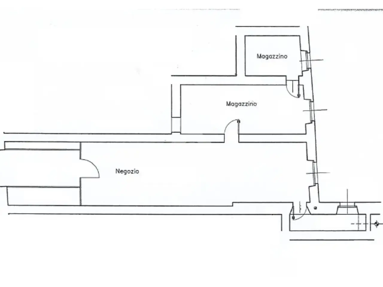 Negozio in Via Vittorio Emanuele, Zogno, {3} - Planimetria 1
