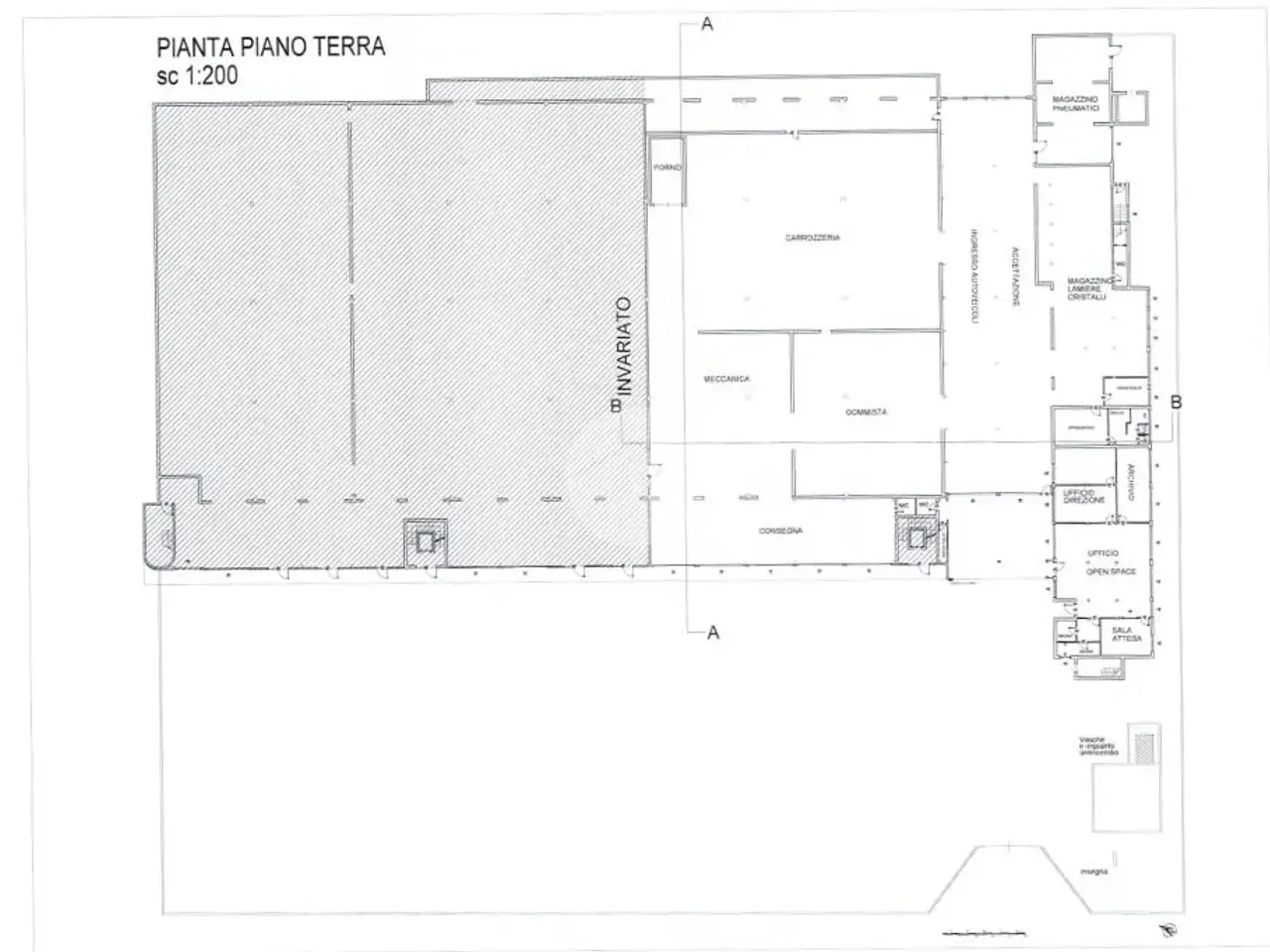Capannone in Strada Statale Goitese 236, Porto Mantovano, {3} - Planimetria 1