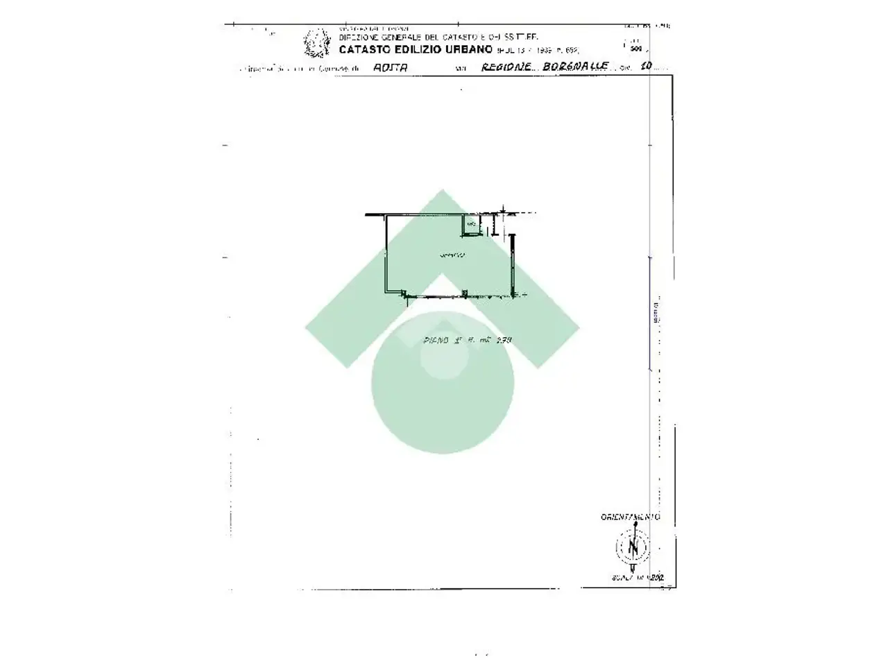 Ufficio in Regione Borgnalle, Aosta, {3} - Planimetria 1