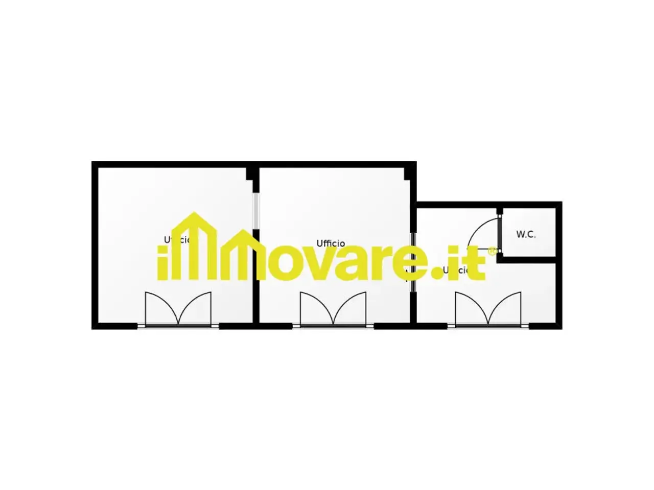 Negozio in Via dei Mille, Bari, {3} - Planimetria 1