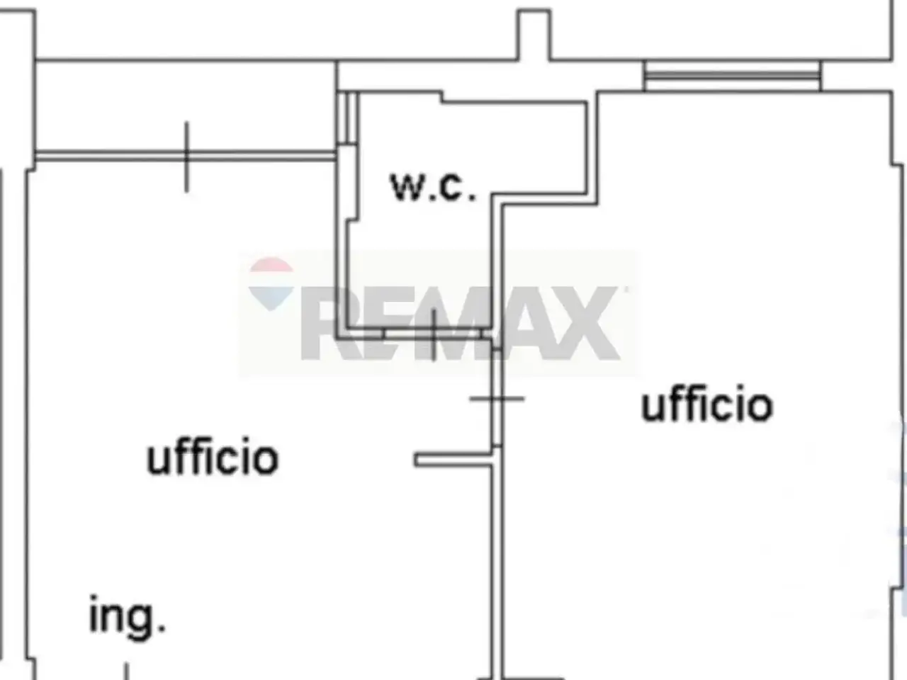Ufficio in Via Carlo Terzo 156, San Nicola La Strada, {3} - Planimetria 1