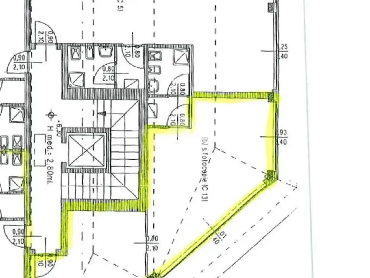 Ufficio in Via Cinque Febbraio 75, San Marino, {3} - Planimetria 1