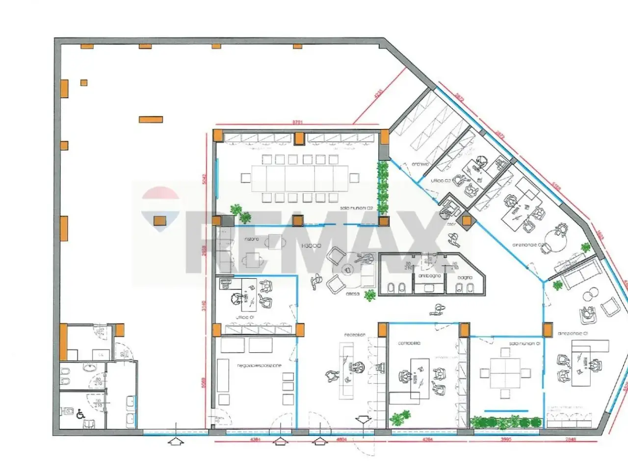 Negozio in Via Velino 1, Ancona, {3} - Planimetria 1