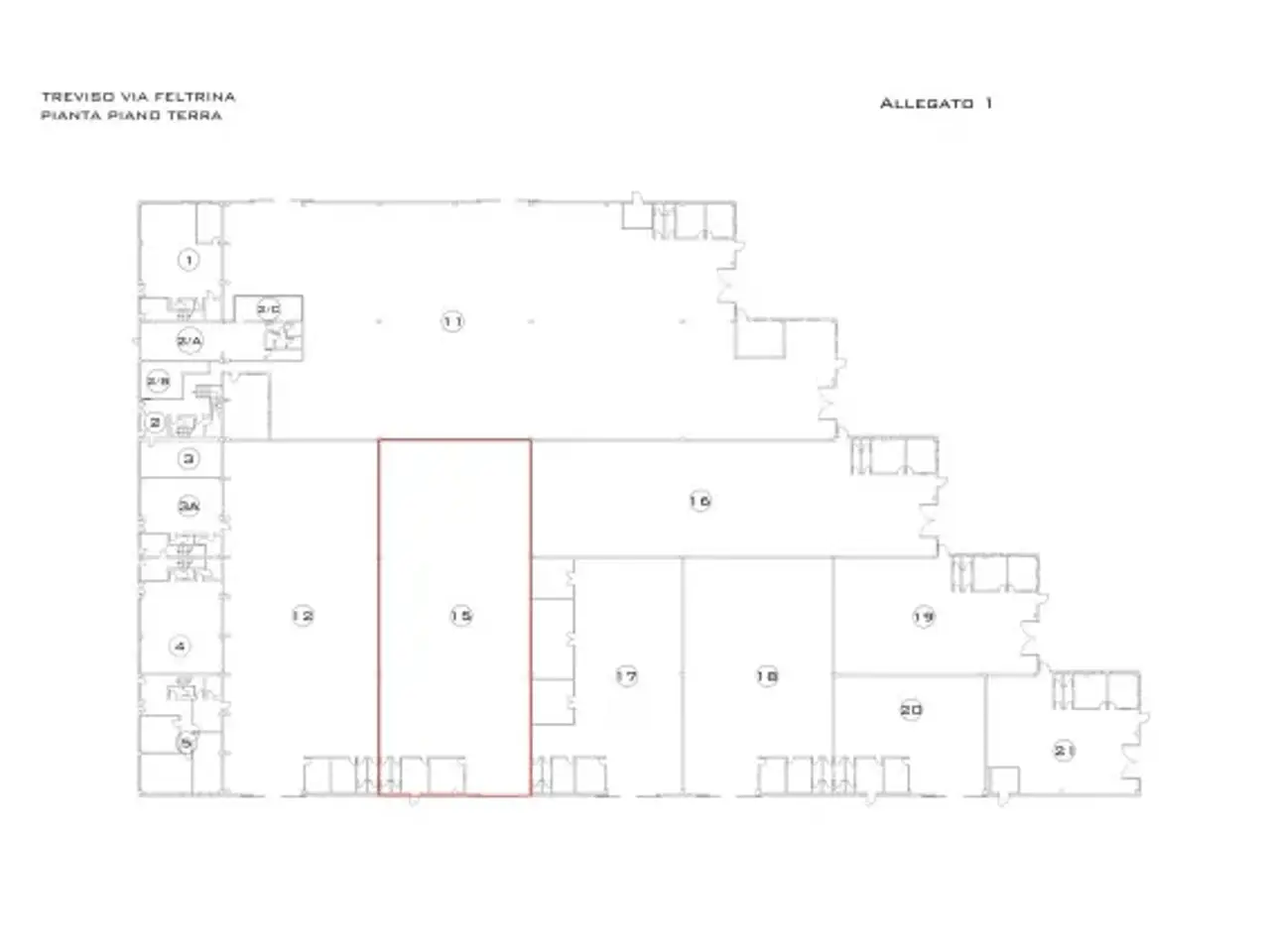 Capannone in Strada Feltrina 268, Treviso, {3} - Planimetria 1