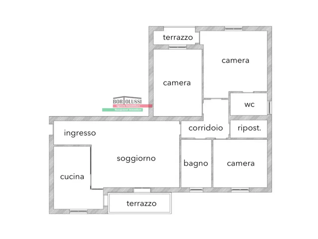 Appartamento in vendita, Via Lemene 82, Concordia Sagittaria - Planimetria 1