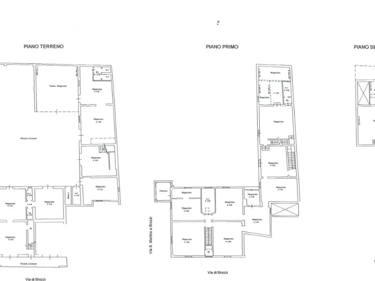 Palazzina commerciale in Via di Brozzi, Firenze, {3} - Planimetria 1