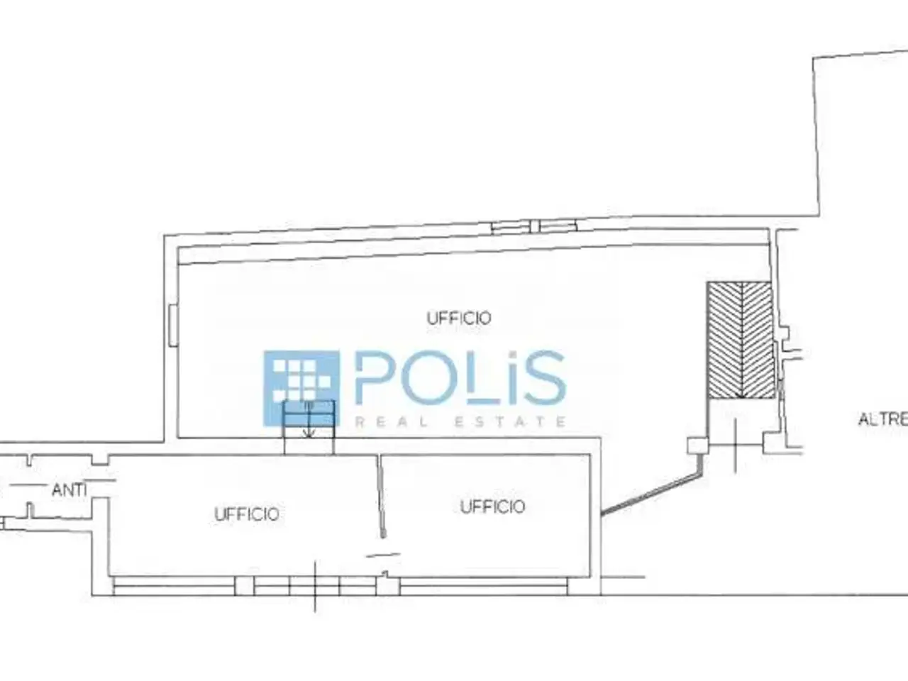 Ufficio in Via Belzoni 62, Padova, {3} - Planimetria 1