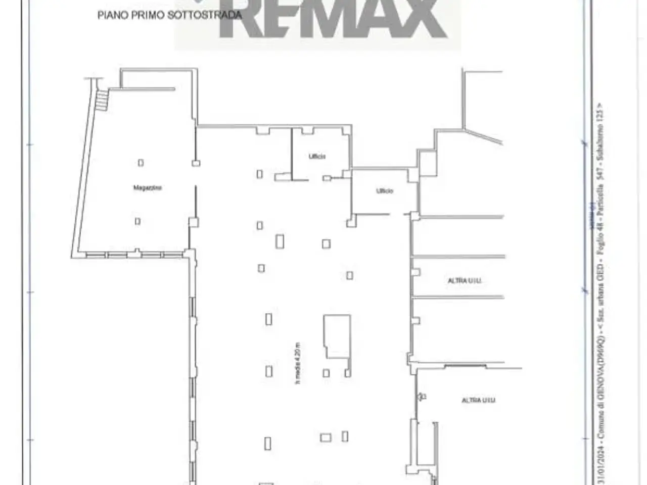Negozio in Corso Europa 347, Genova, {3} - Planimetria 1