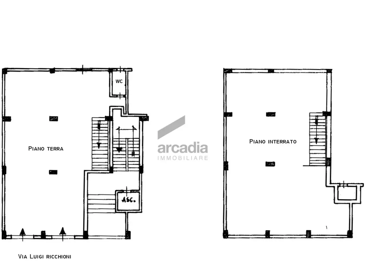 Palazzina commerciale in Via Luigi Ricchioni 17, Bari, {3} - Planimetria 1