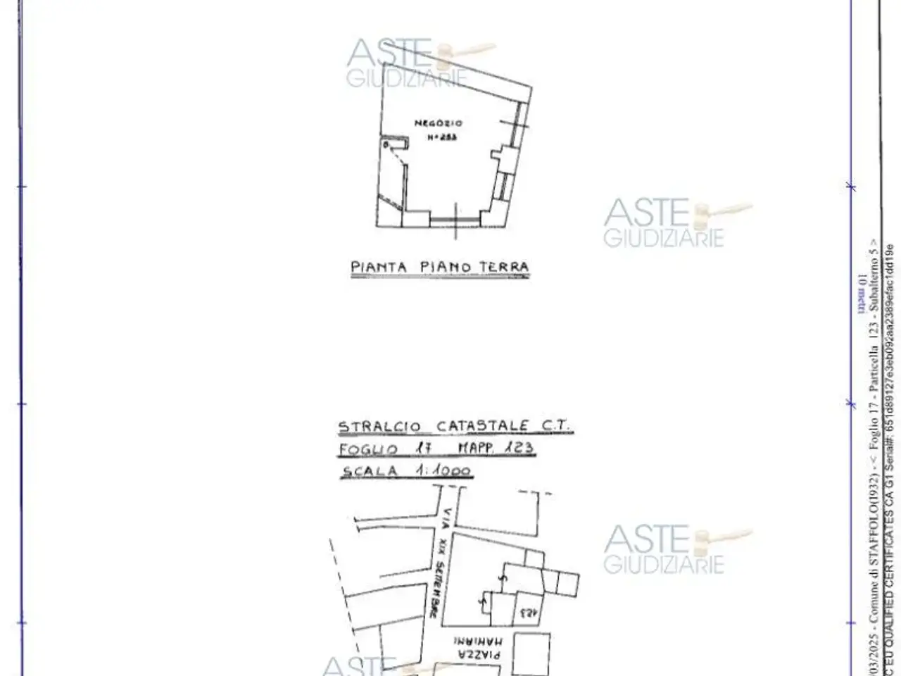 Negozio in Via S. Michele, 7, 60039 Staffolo An, Italia 7, Staffolo, {3} - Planimetria 1