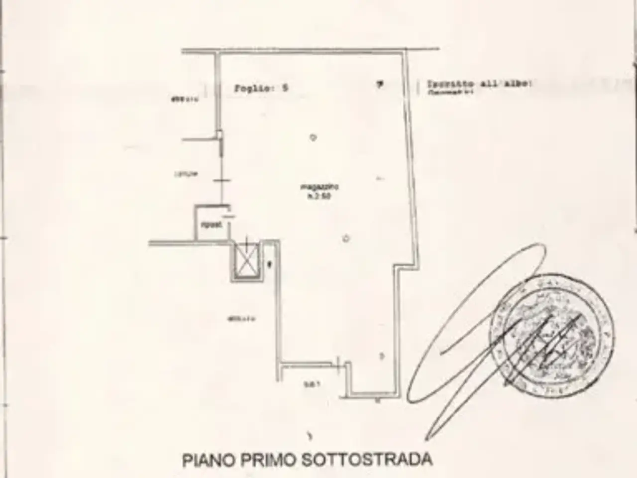 Negozio in Via Francesca, Ghisalba, {3} - Planimetria 1