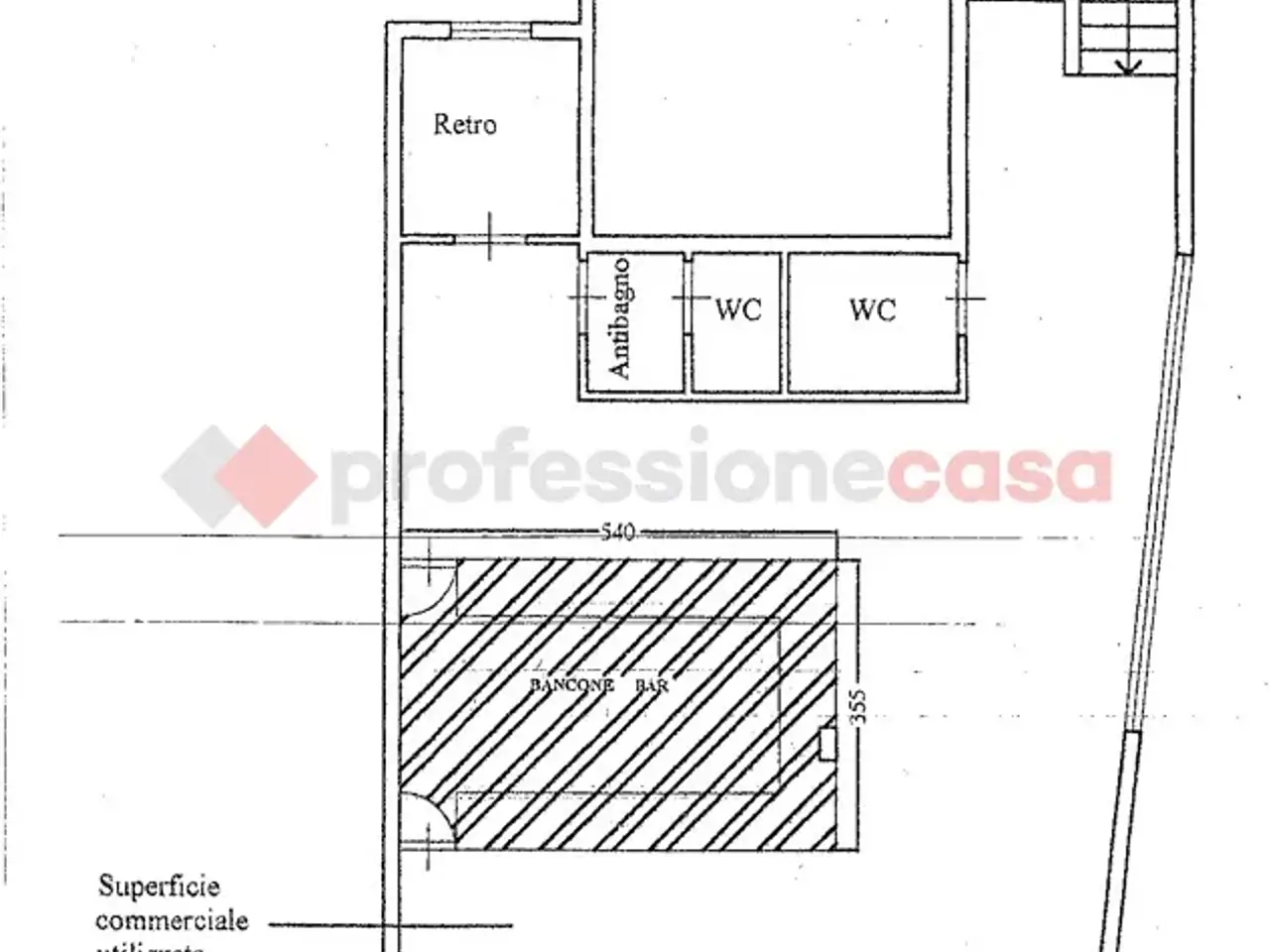Negozio in Via Van Westerhouth, Bari, {3} - Planimetria 1