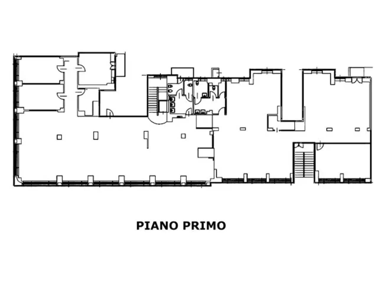 Ufficio in Via Rosario di Santa Fè 37 37, Torino, {3} - Planimetria 1