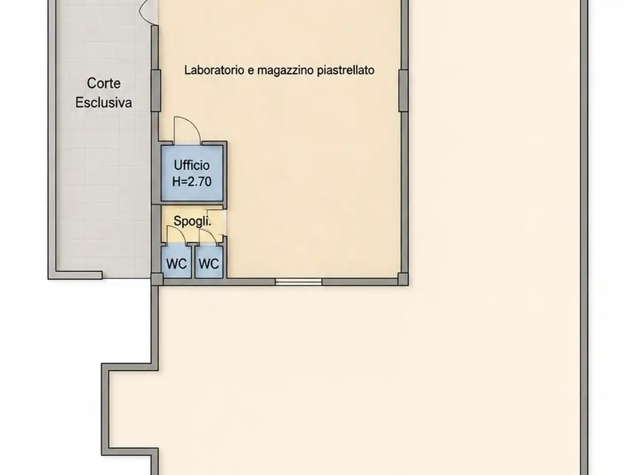 Capannone in Viale del Commercio 8, San Bonifacio, {3} - Planimetria 1