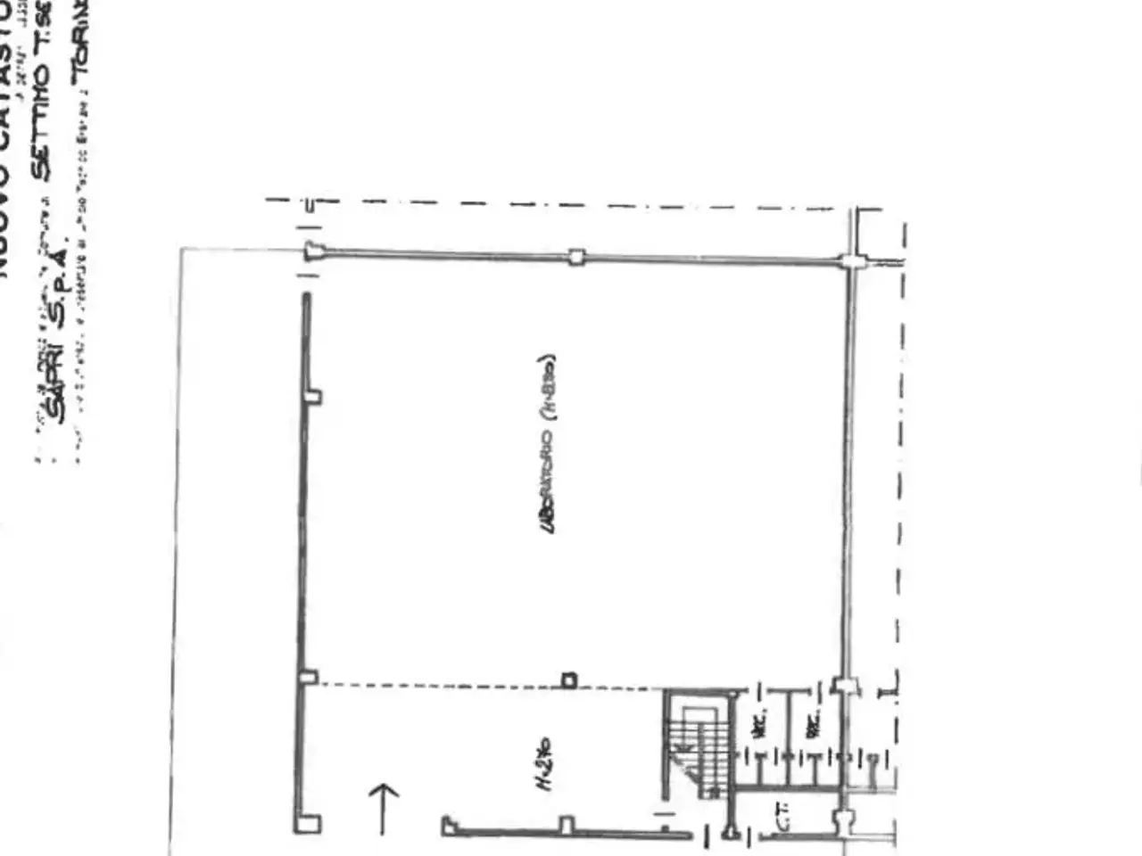 Capannone in Via Pietro Nenni 61, Settimo Torinese, {3} - Planimetria 1