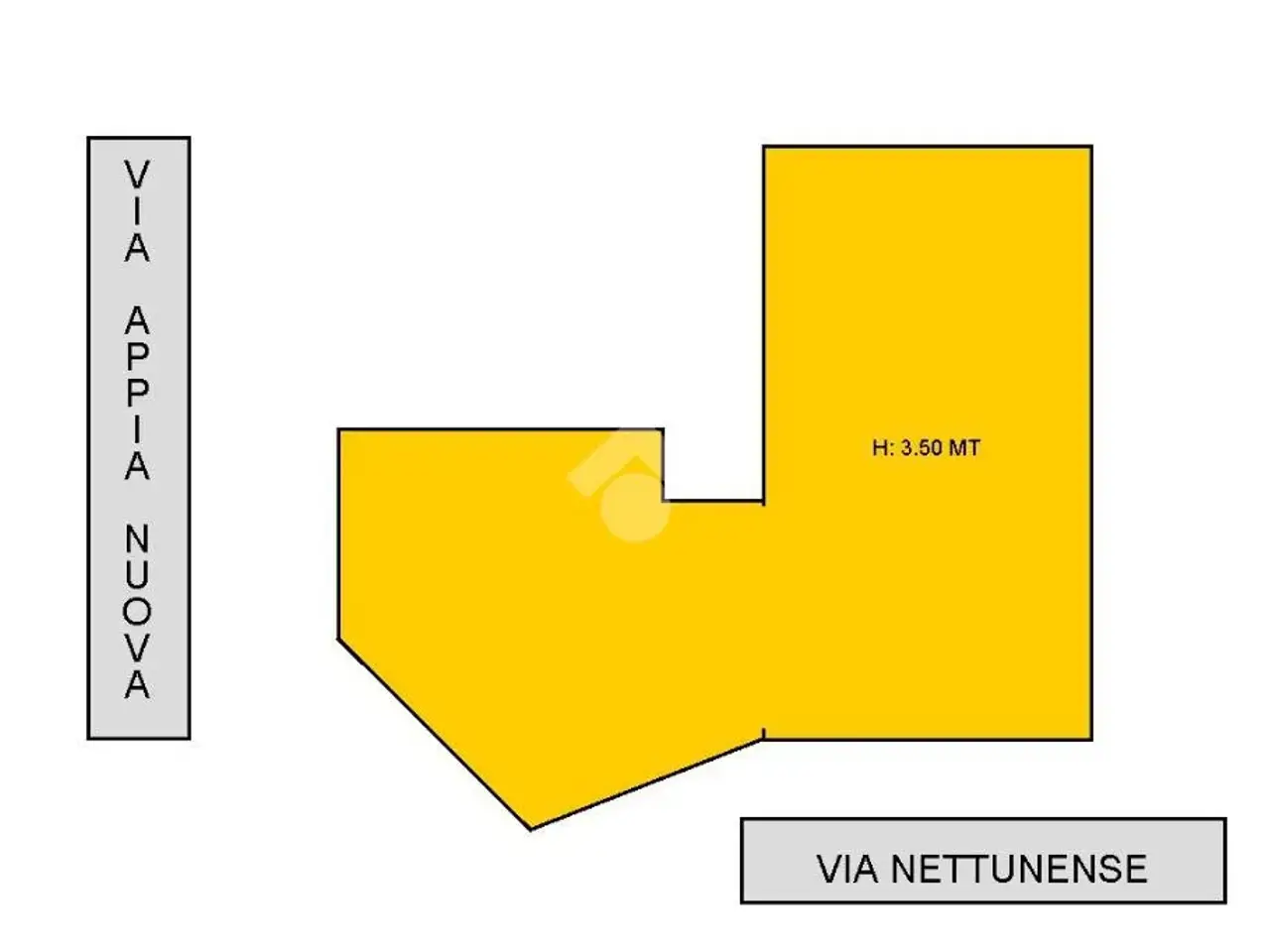 Negozio in Via Nettunense Vecchia, Marino, {3} - Planimetria 1