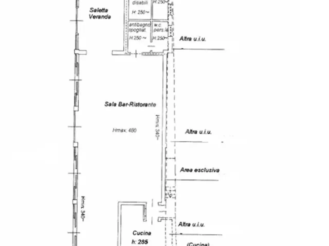 Negozio in Via Gurgo 25, Romano Canavese, {3} - Planimetria 1