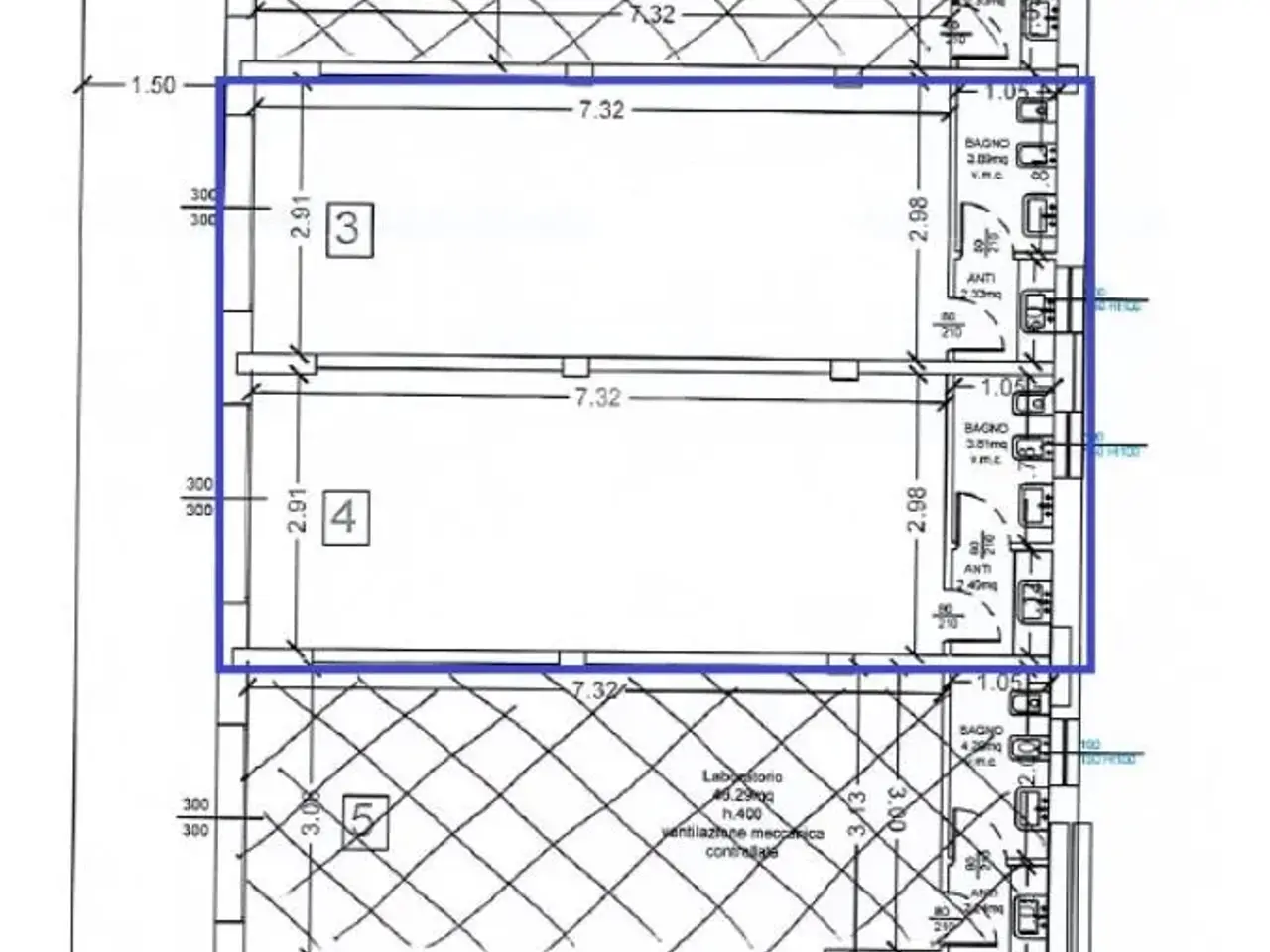 Capannone in Via Giuseppe Garibaldi 35, Rezzato, {3} - Planimetria 1