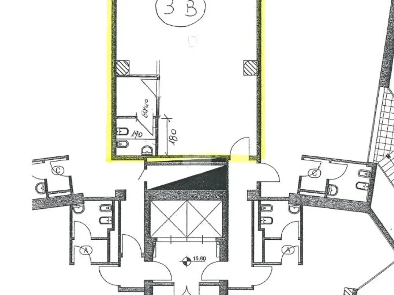 Ufficio in Via Lasie 10, Imola, {3} - Planimetria 1