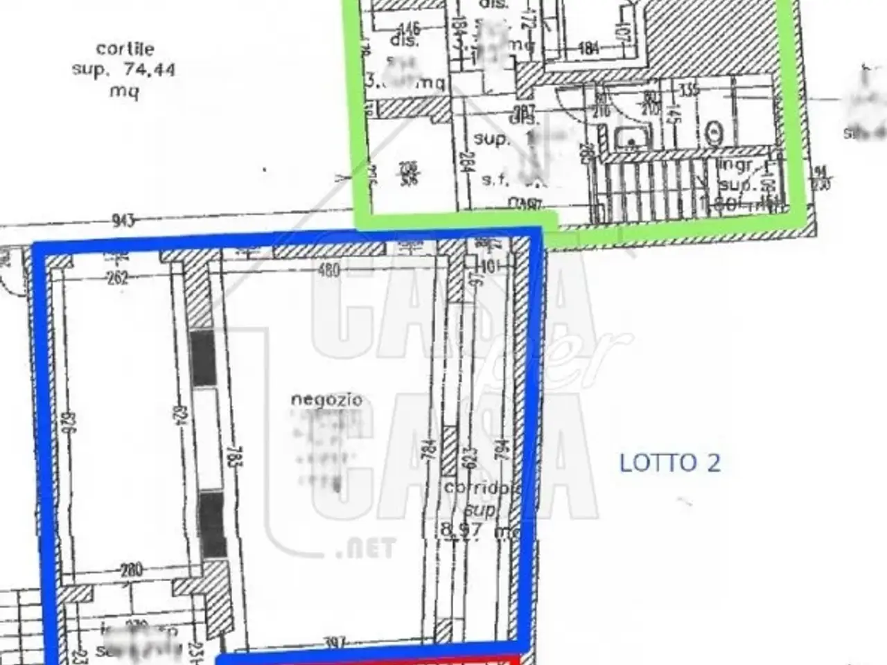 Negozio in Via Roma, Monselice, {3} - Planimetria 1