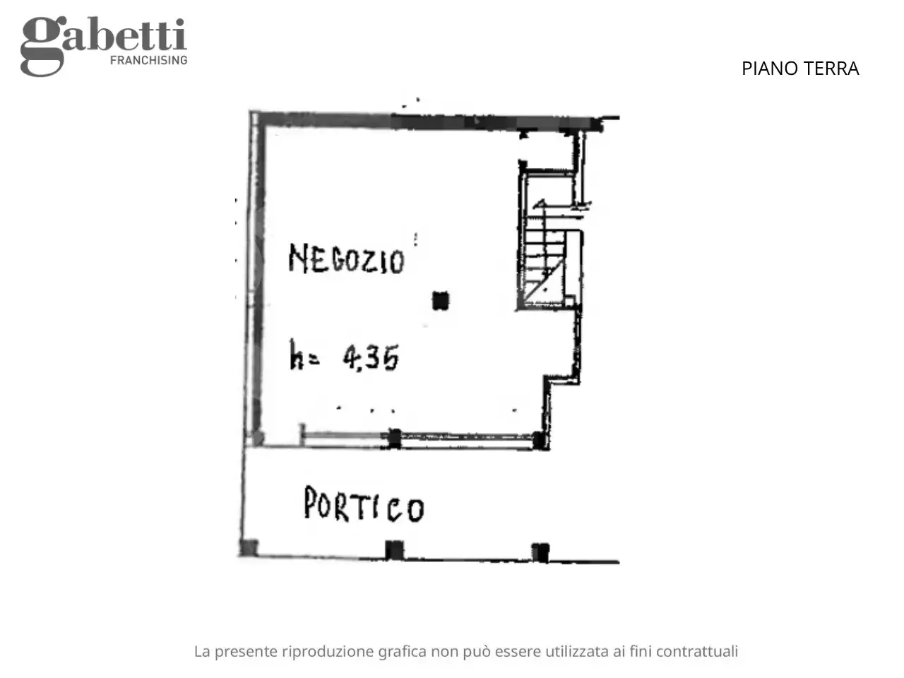 Negozio in Via Beato Odorico 12, Pordenone, {3} - Planimetria 1