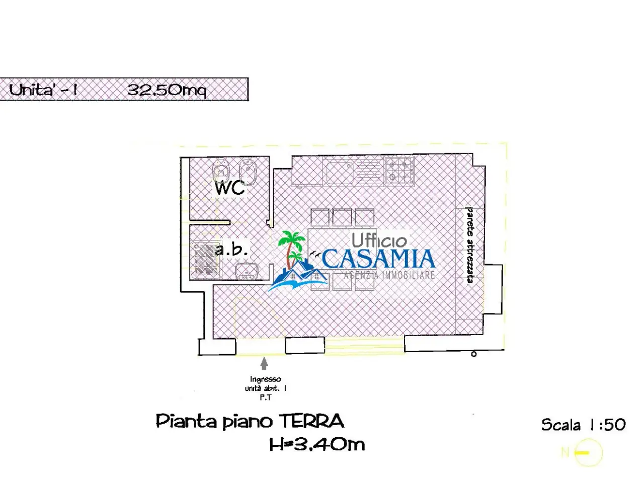 Ufficio in Via Gramsci, Grottammare, {3} - Planimetria 1