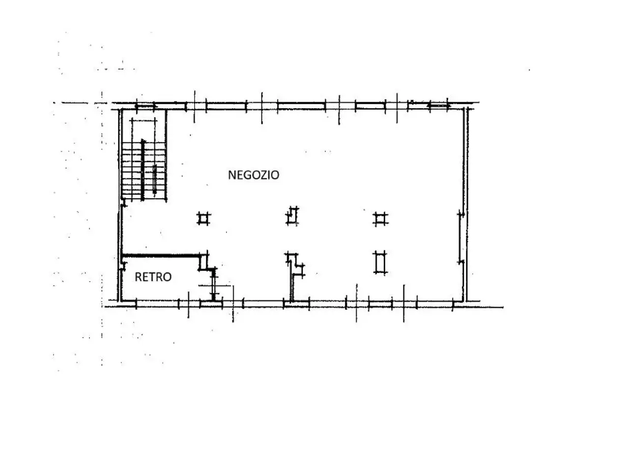Negozio in Locale Commerciale Via Cuneo 17, Barge, {3} - Planimetria 1