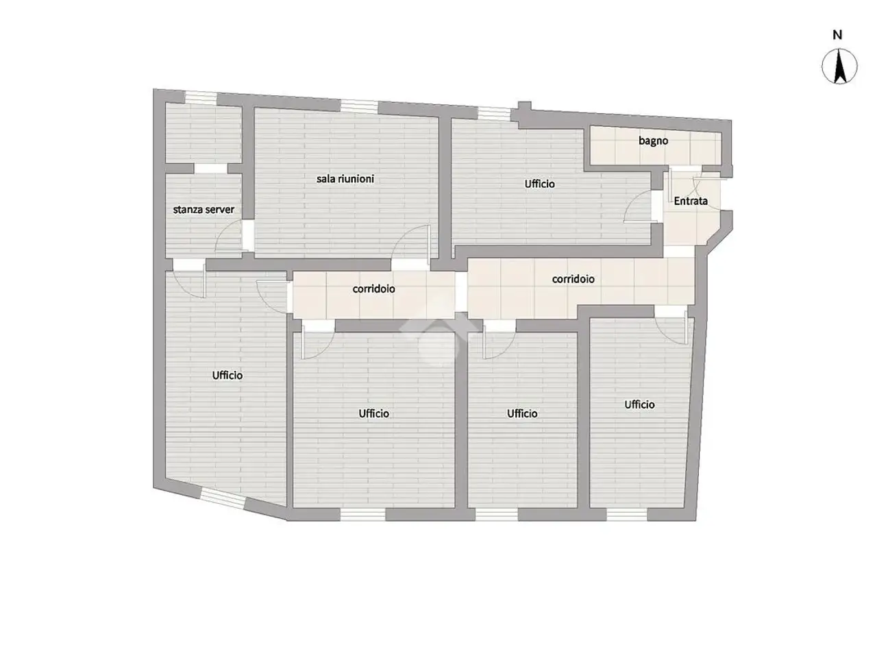 Ufficio in Piazza San Giovanni Decollato 6, Terni, {3} - Planimetria 1