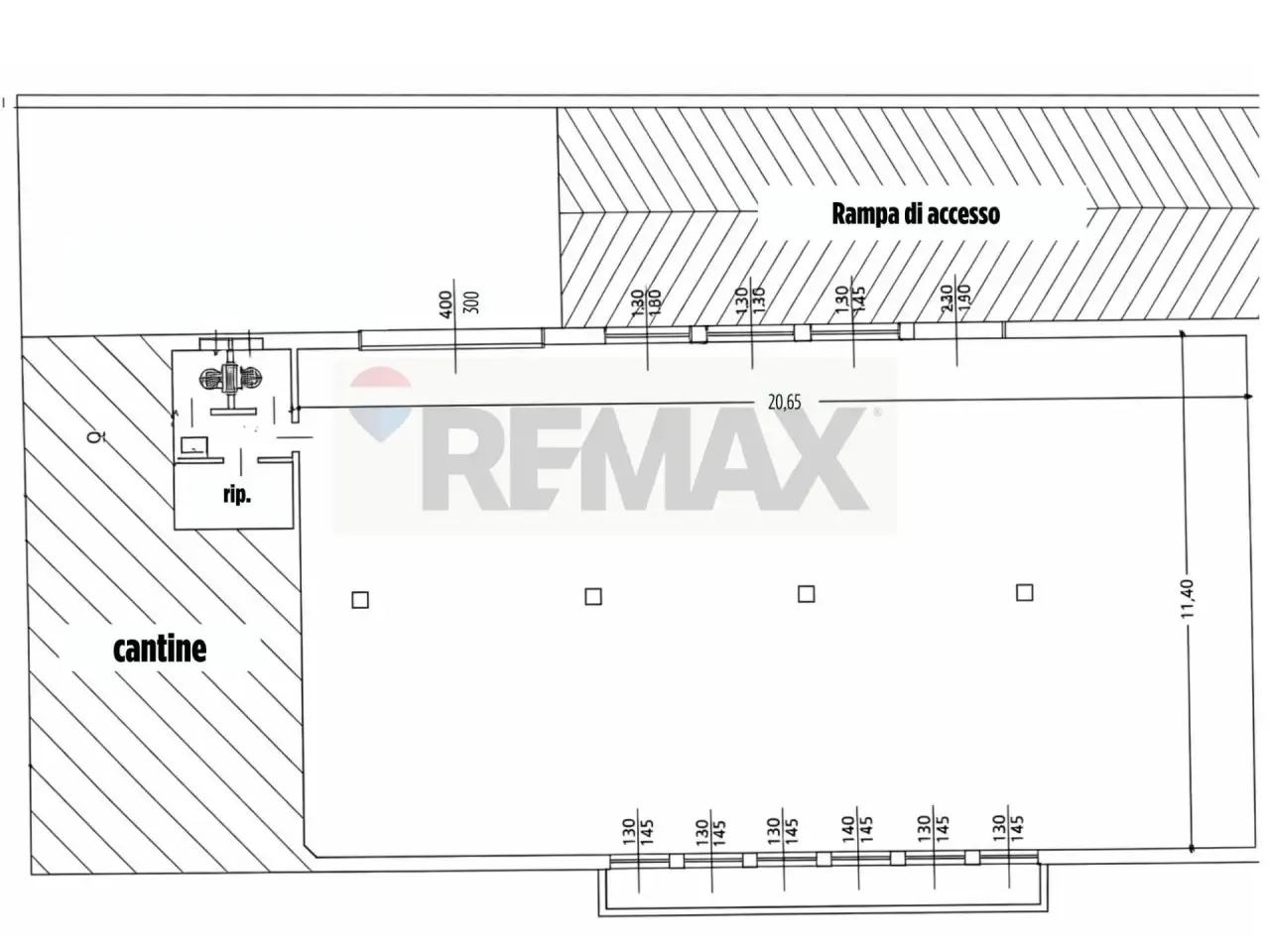 Magazzino in Via Giusti 2, Varese, {3} - Planimetria 1
