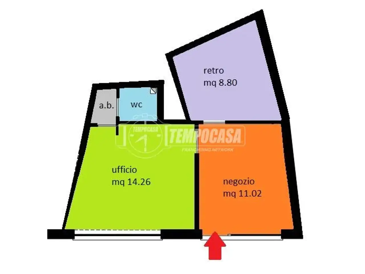 Negozio in Piazza Giacomo Matteotti 14, Albenga, {3} - Planimetria 1