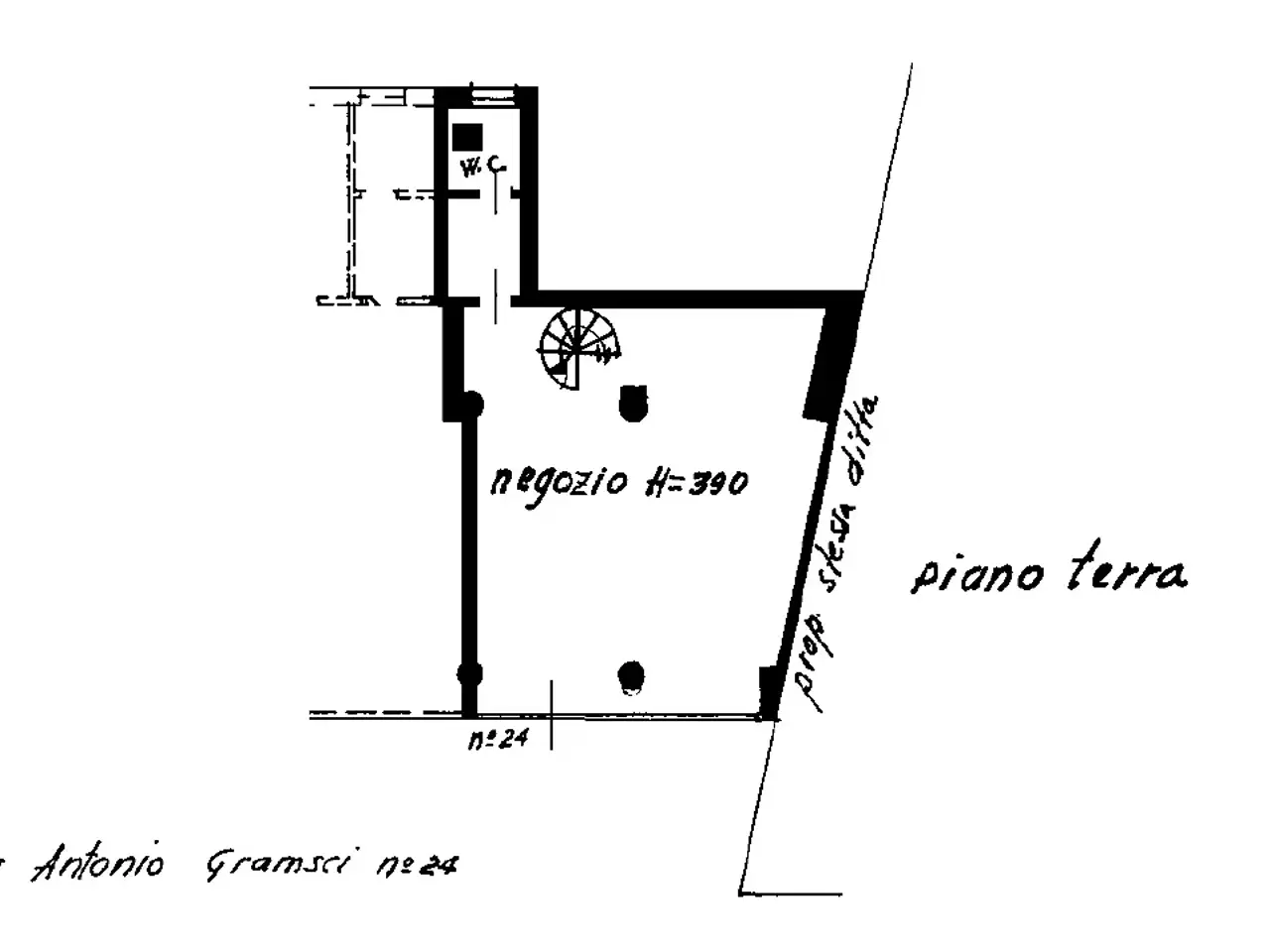 Negozio in Via Antonio Gramsci, Borgomanero, {3} - Planimetria 1