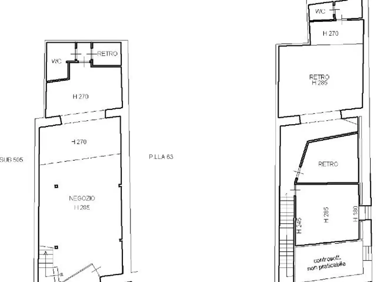 Negozio in Via dei Renai, Firenze, {3} - Planimetria 1