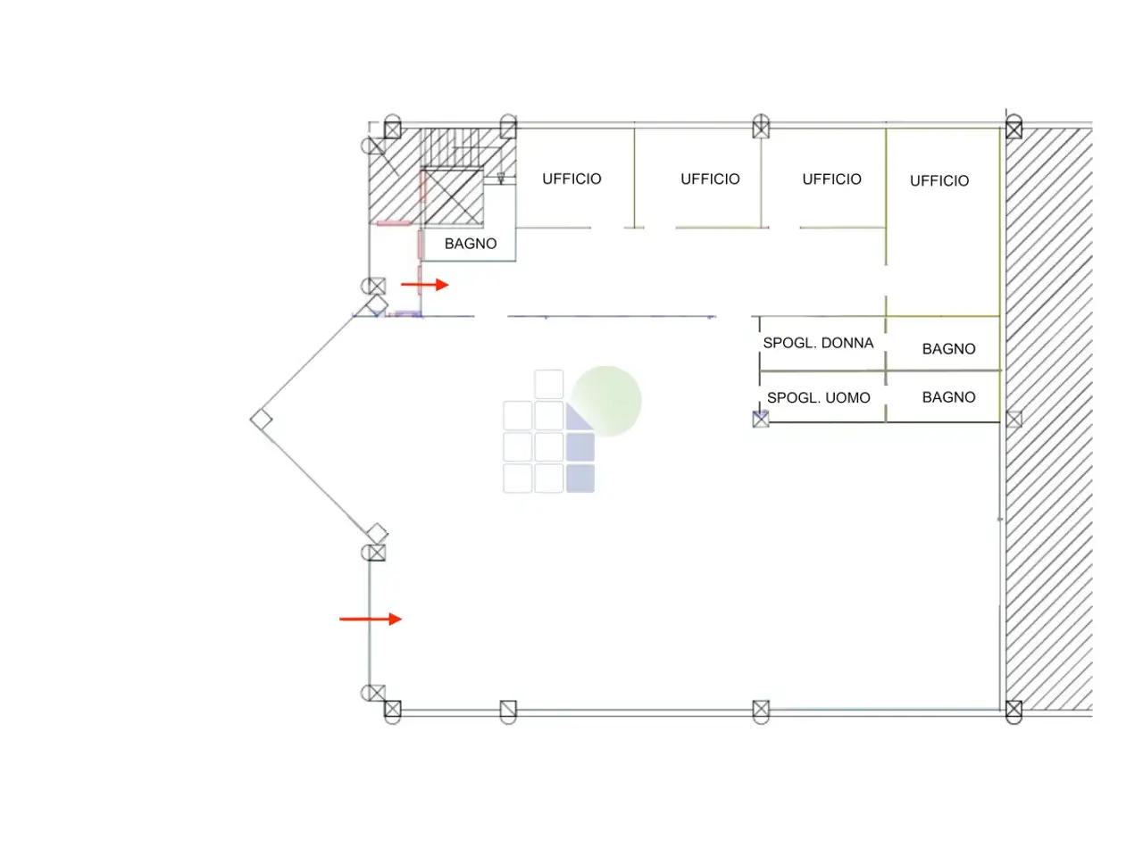 Capannone in Via dell' Artigianato 45, Livorno, {3} - Planimetria 1