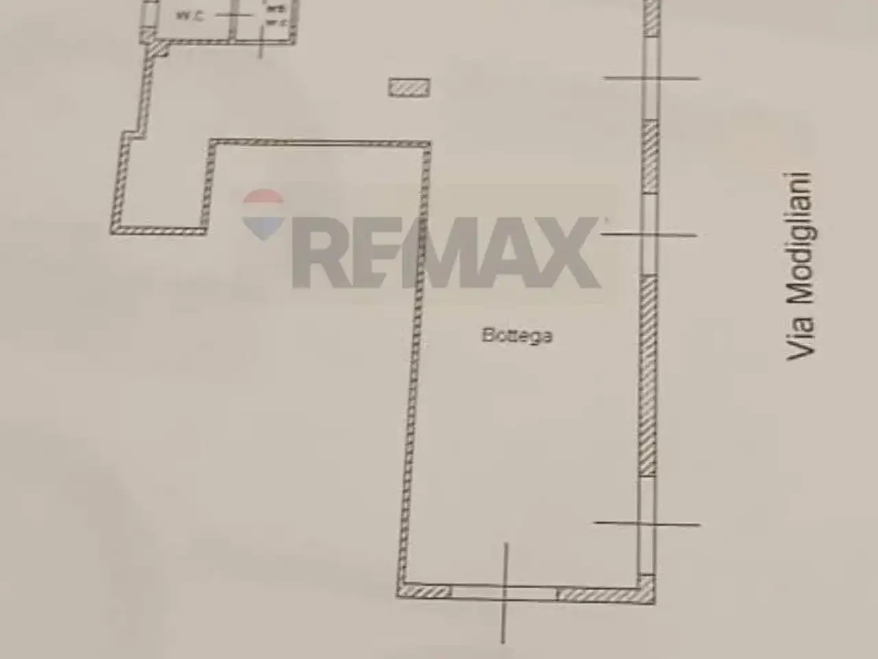 Negozio in Via Giovanni Fattori 22, Catania, {3} - Planimetria 1