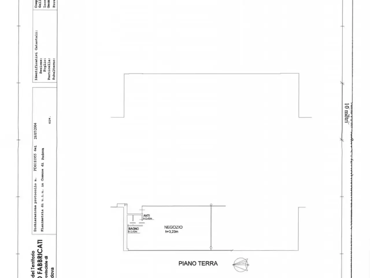 Ufficio in Piazza Aldo Moro, Padova, {3} - Planimetria 1