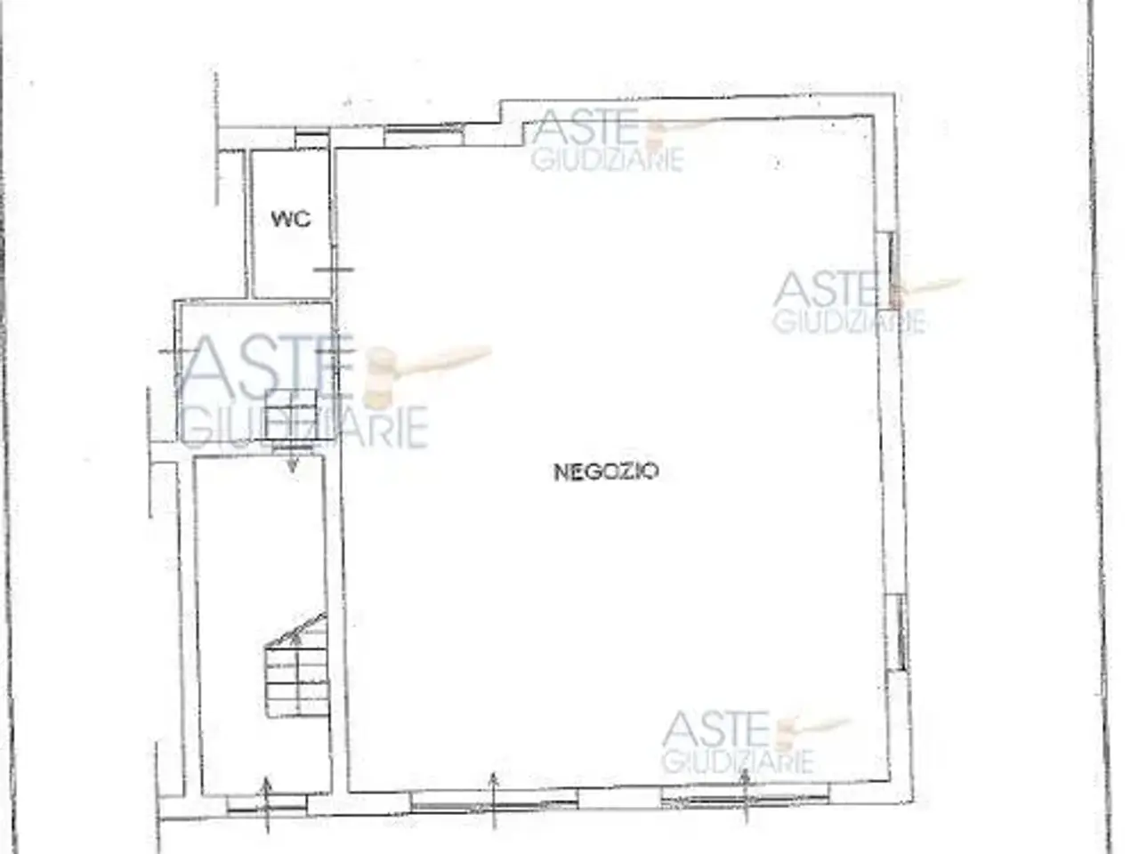 Negozio in Via dei Castelli Romani, 110 110, Roma, {3} - Planimetria 1
