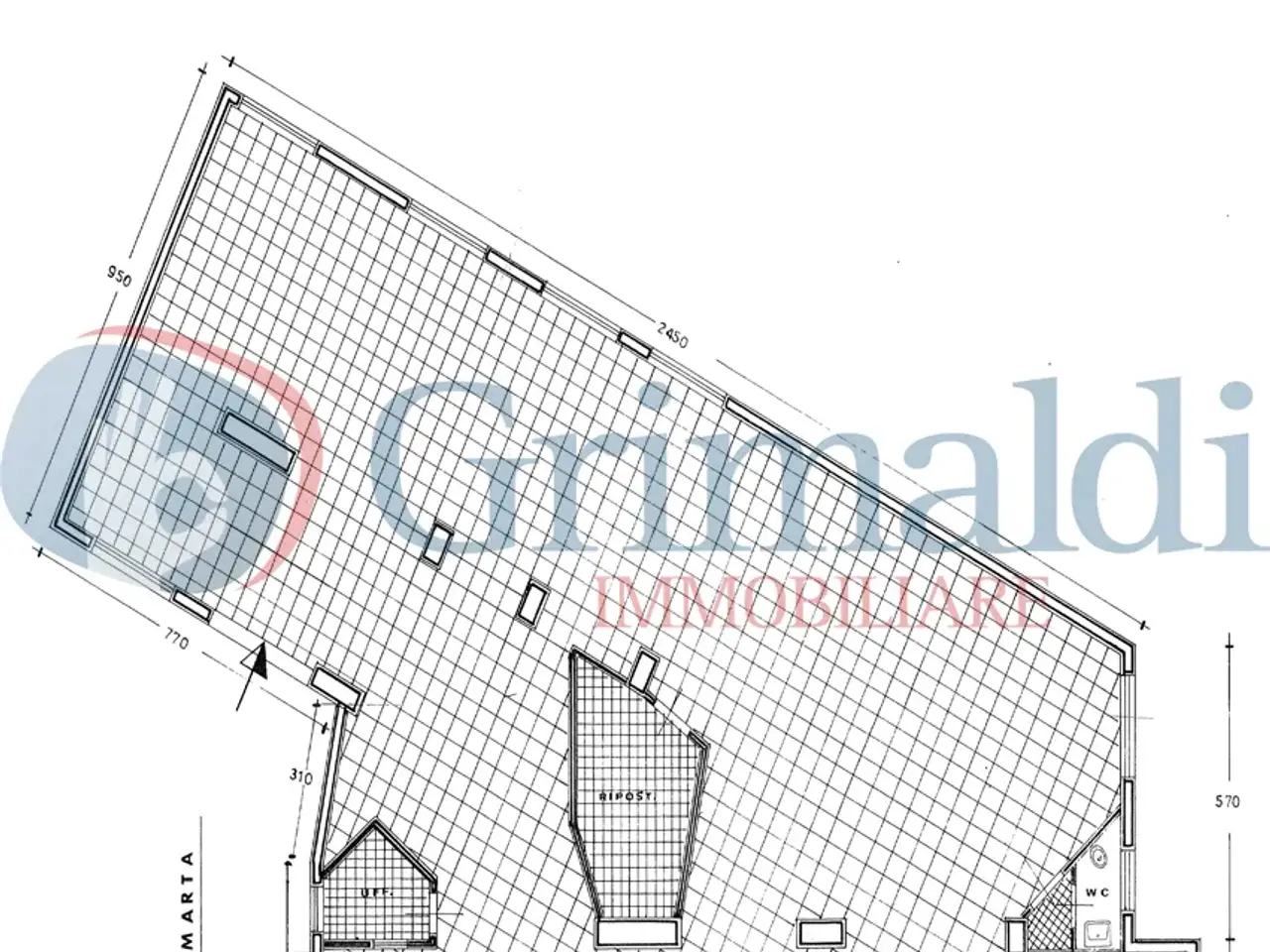 Magazzino in Via Santa Marta 316, Messina, {3} - Planimetria 1