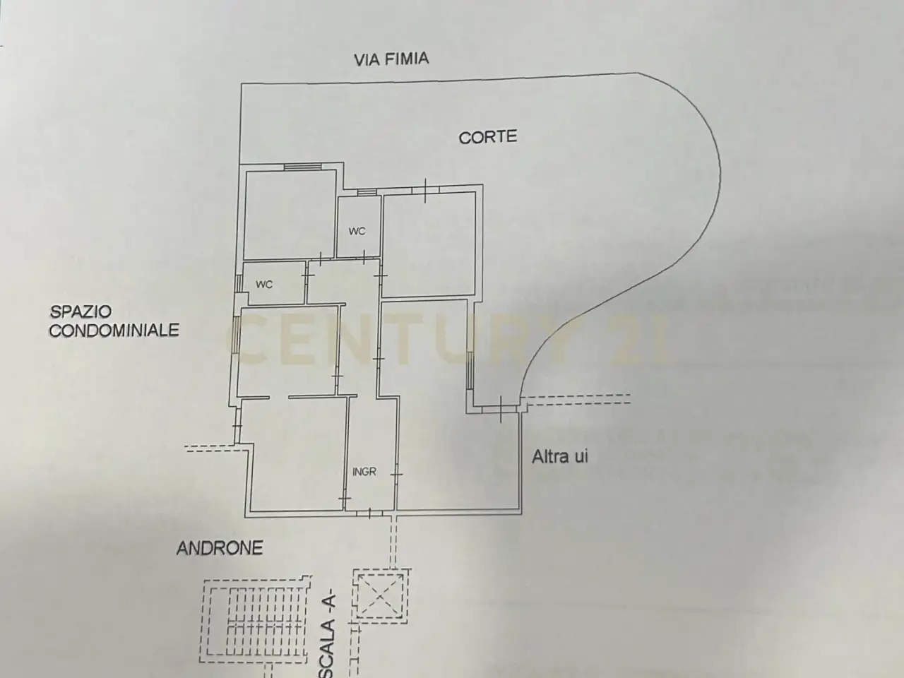 Ufficio in Via Grazia Deledda 2, Catania, {3} - Planimetria 1