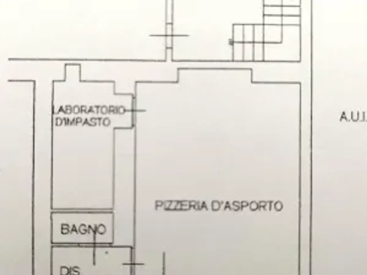 Negozio in Via Alessandro Manzoni, Gazzaniga, {3} - Planimetria 1
