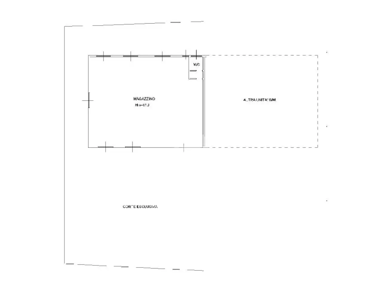Palazzina commerciale in Via Matozze 2, Verona, {3} - Planimetria 1
