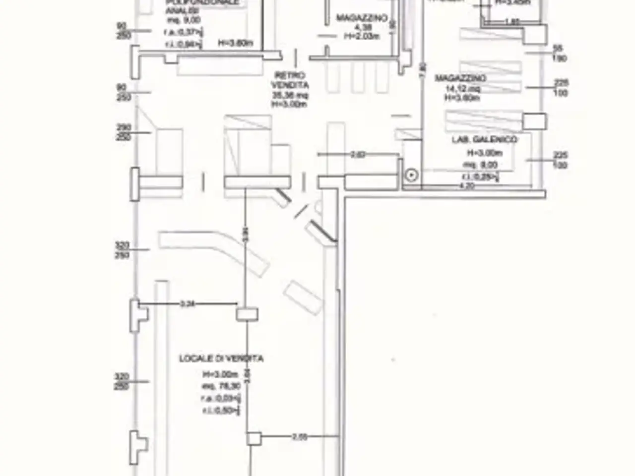 Negozio in Viale Giuseppe Verdi 161, Modena, {3} - Planimetria 1