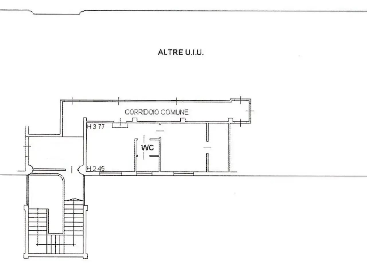 Ufficio in Via Bosco Papadopoli 4, Padova, {3} - Planimetria 1