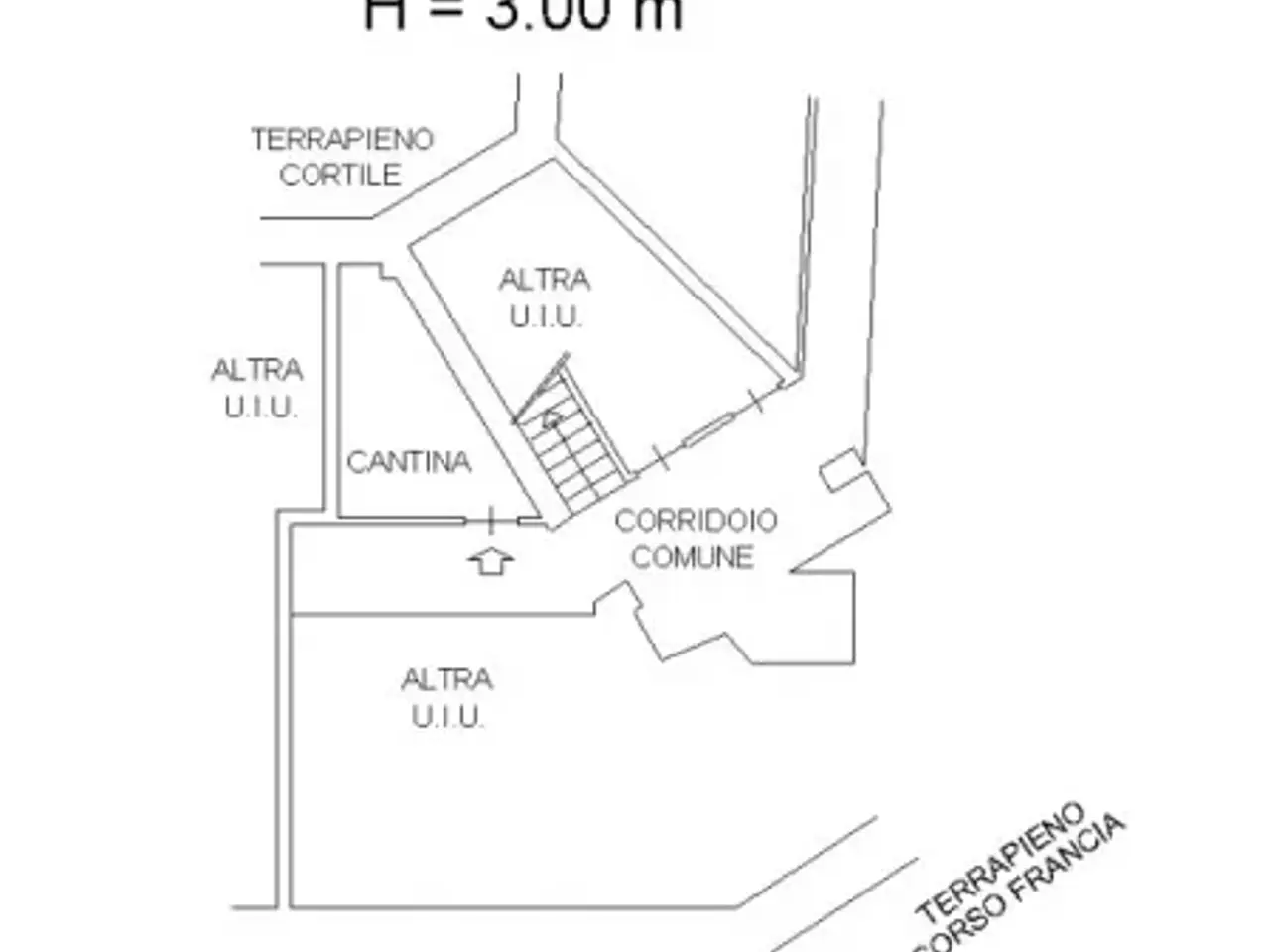 Negozio in Corso Francia 456, Torino, {3} - Planimetria 1