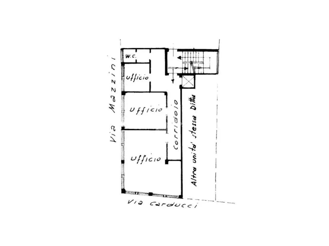 Ufficio in Via Giuseppe Mazzini 11, Venezia, {3} - Planimetria 1