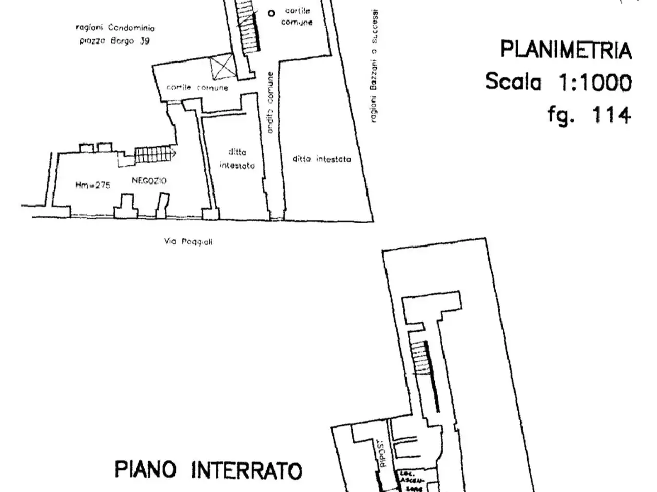 Negozio in Via Poggiali, Piacenza, {3} - Planimetria 1
